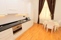 Kuchyň nebo kuchyňský kout v ubytování Luxury apartments Krocínova