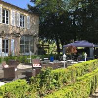 Zahrada ubytování La Roseraie Hôtel Restaurant