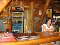 Lounge alebo bar v ubytovaní Potargana Chałupa