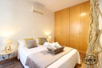 Postel nebo postele na pokoji v ubytování Huertas Apartment - Estancias temporales