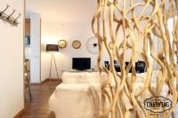 TV a/nebo společenská místnost v ubytování Huertas Apartment - Estancias temporales