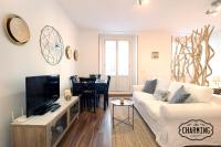TV a/nebo společenská místnost v ubytování Huertas Apartment - Estancias temporales