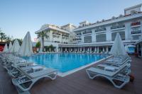 Bazén v ubytování Side Aquamarin Resort & Spa nebo v jeho okolí