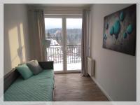 Balkón alebo terasa v ubytovaní Apartament Szrenica View