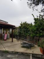 A garden outside San Pietro