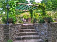 Vonkajšia záhrada v ubytovaní al Merlo Olivo, rural istrian house