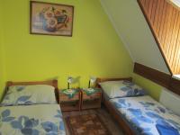 A bed or beds in a room at A+S Penzion Podzamok