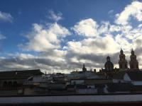 Výhľad na mesto Sevilla alebo výhľad na mesto priamo z apartmánu