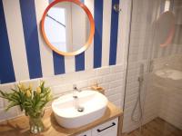 Kúpeľňa v ubytovaní Apartament Biały Żagiel