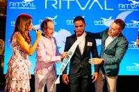 a group of people standing on a stage at Hotel Ritual Torremolinos- Adults Only in Torremolinos