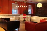 HI New York City Hostelにあるシーティングエリア
