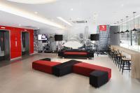 Red Planet Cubao Aurora Boulevardにあるテレビまたはエンターテインメントセンター