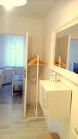 Postel nebo postele na pokoji v ubytování Apartament Leśny