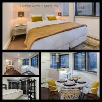 Postel nebo postele na pokoji v ubytování Lisbon Avenue Marquês - Luxury Apart