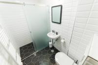 Koupelna v ubytování Babylon Apartmány