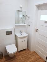 Kúpeľňa v ubytovaní Apartamenty METRO Targówek