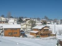 Zeus-Village οικισμός φινλανδικών chalet με πισίνες & γυμναστήριο v zime