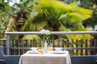 Balkón alebo terasa v ubytovaní Hotel Mignon Meran Park & Spa