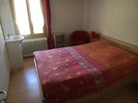 Postel nebo postele na pokoji v ubytování Hôtel du Gd-St-Bernard