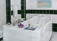 Koupelna v ubytování Wellness Hotel Ida