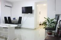 Televízia a/alebo spoločenská miestnosť v ubytovaní Apartman Maksimir Relax Zagreb-75m2
