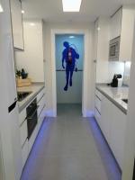 Kuchyň nebo kuchyňský kout v ubytování Casa Fuerte Playa