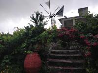 A garden outside Dionysus House Lasithi Plateau
