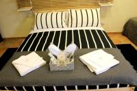 Postel nebo postele na pokoji v ubytování La Sosta Navarra Bed & Beer