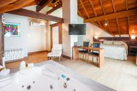 Hotel Refugio da Montanhaにあるベッド