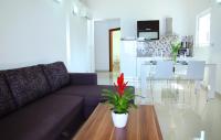 Televízia a/alebo spoločenská miestnosť v ubytovaní Apartments Nemira Exclusive