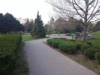 Vonkajšia záhrada v ubytovaní Moonstreet apartments
