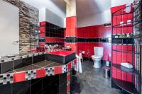 Koupelna v ubytování Hotel Cal Llop
