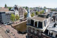Een algemene foto van Amsterdam of een uitzicht op de stad vanuit het hotel