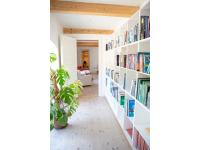 Knihovna v bed and breakfast