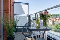 Balkón alebo terasa v ubytovaní Elite Apartments Chmielna Deluxe