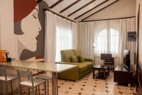A seating area at Apartamentos Costa Esmeralda