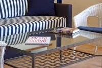 A seating area at Apartaments Beach & Golf Resort