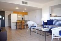 A kitchen or kitchenette at Apartaments Beach & Golf Resort