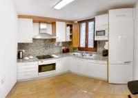 Kuchyň nebo kuchyňský kout v ubytování Galligants Apartment