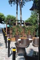 A garden outside Albergo Centopini