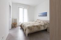Posteľ alebo postele v izbe v ubytovaní Milano Business Balcony Flat