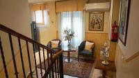 A seating area at Hostal Forum