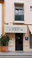 The floor plan of Hostal Forum