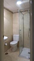 A bathroom at Hostal Forum
