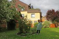 Vonkajšia záhrada v ubytovaní Appartements am Kurpark
