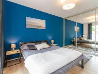 Posteľ alebo postele v izbe v ubytovaní Lux Apartment Kołobrzeg Polanki Park