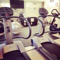 Posilňovňa alebo fitness centrum v ubytovaní Hotel Hambros - Il Parco in Villa Banchieri