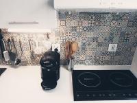 Kuchyň nebo kuchyňský kout v ubytování Apartament Leśny