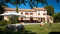 A garden outside Taverna dei Guelfi