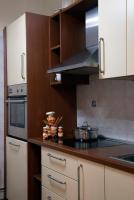 A kitchen or kitchenette at Mosaics Astonishing Acropolis view Aprtm